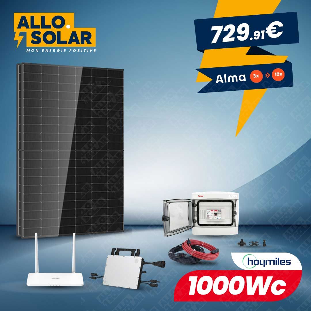 Solarics 1000Wc bifazial Eigenverbrauch - HOYMILES