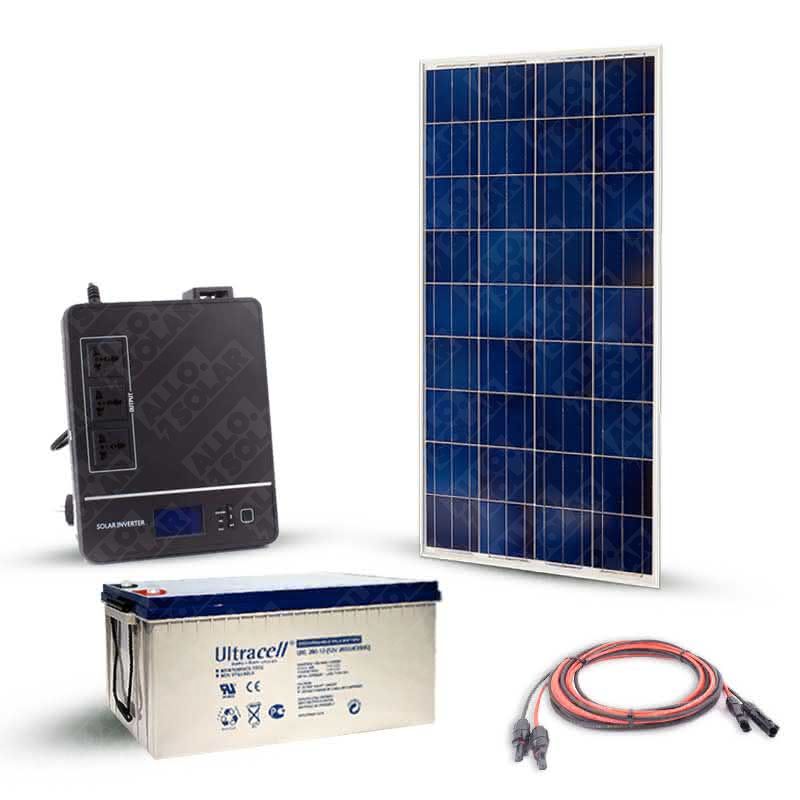 Solarics 180W - 230V - autonome - stockage 1.2kW