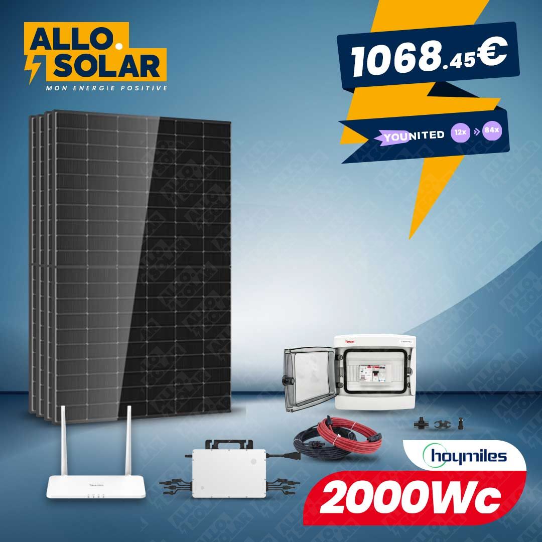 Solarics 2000Wc bifazial Eigenverbrauch - HOYMILES