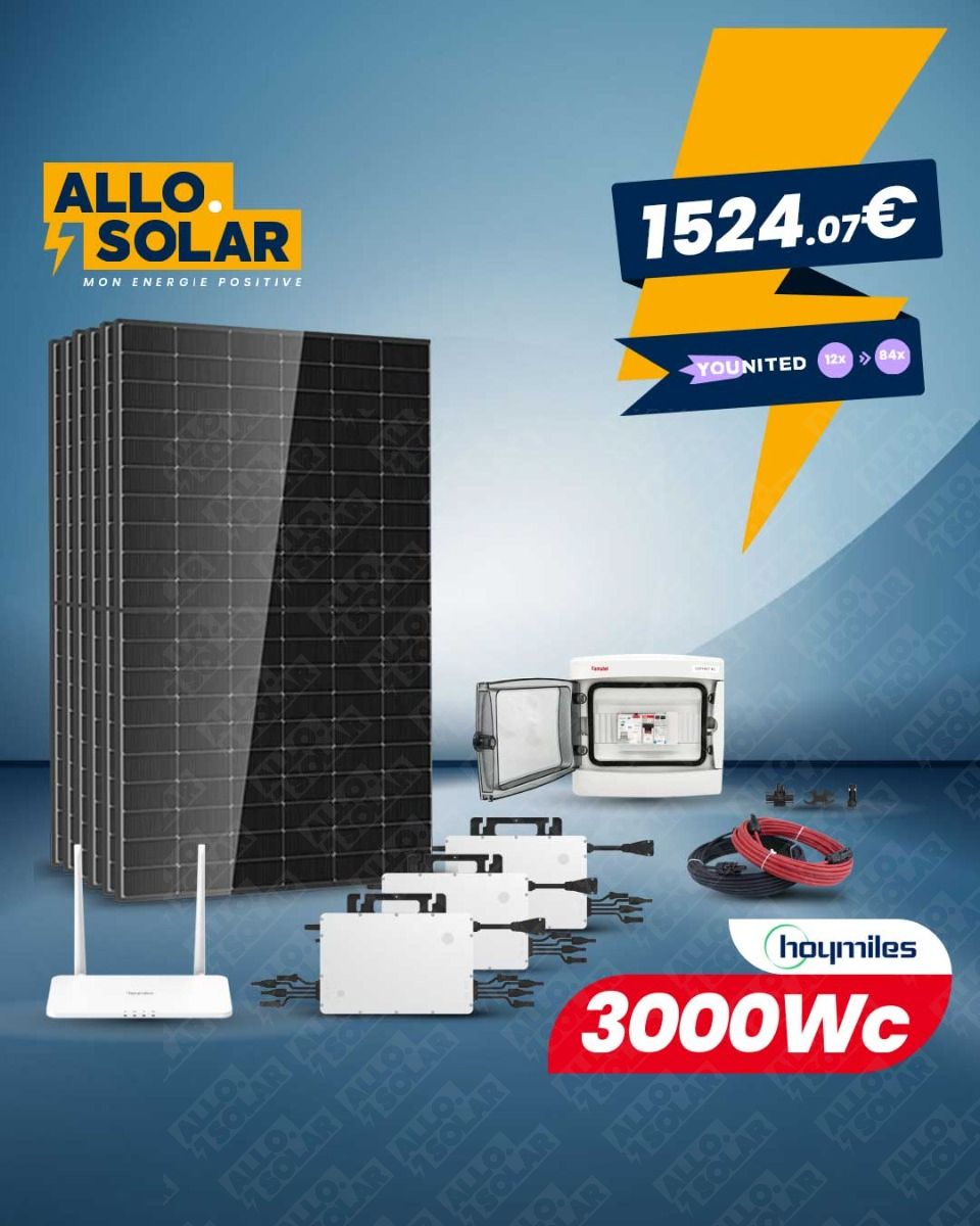 Solarics 3000Wc bifazial Eigenverbrauch - HOYMILES