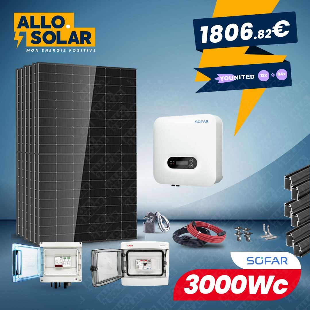 Solarics 3000Wc bifazial Eigenverbrauch - PRO - Sofar