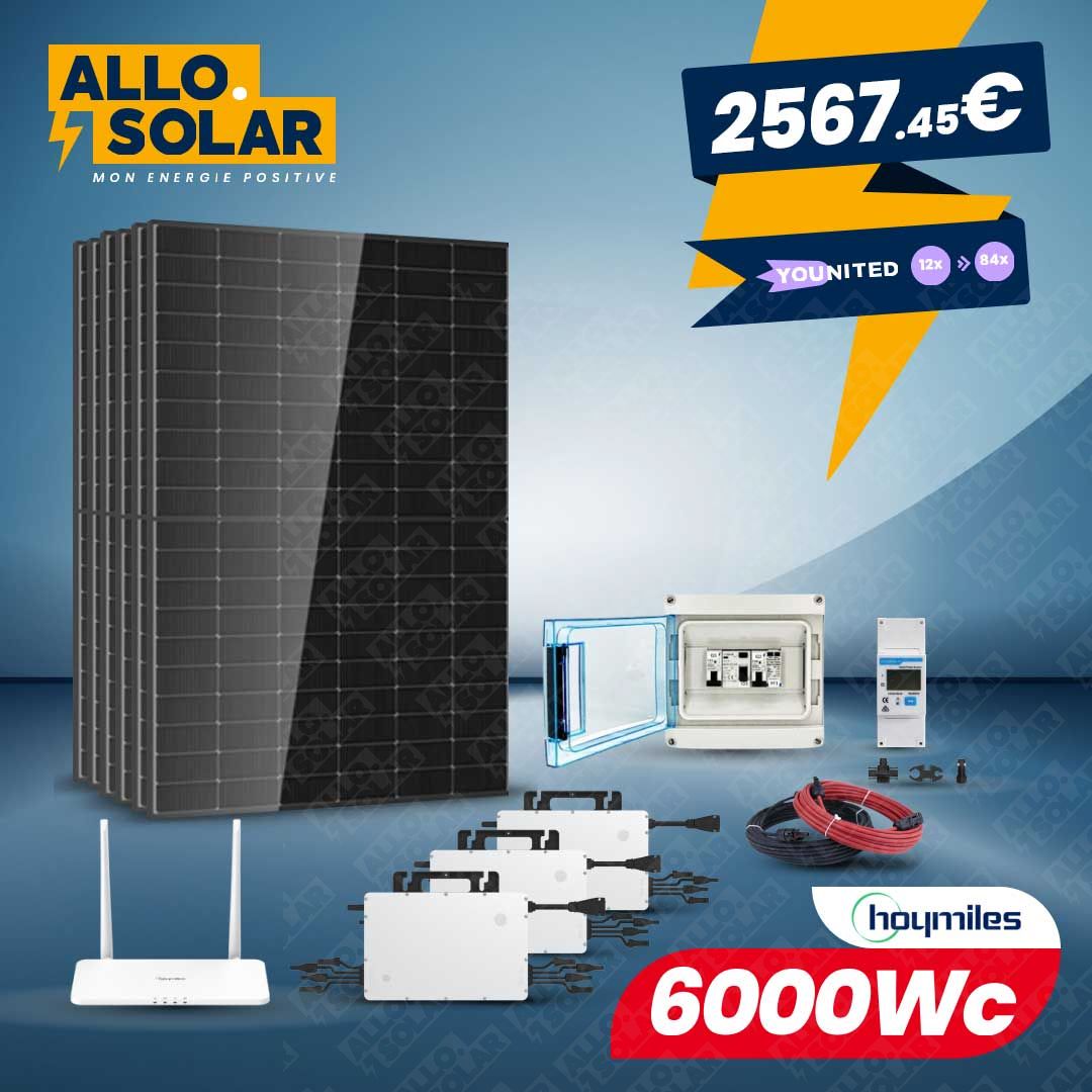 Solarics 6000Wc bifazial Eigenverbrauch - HOYMILES