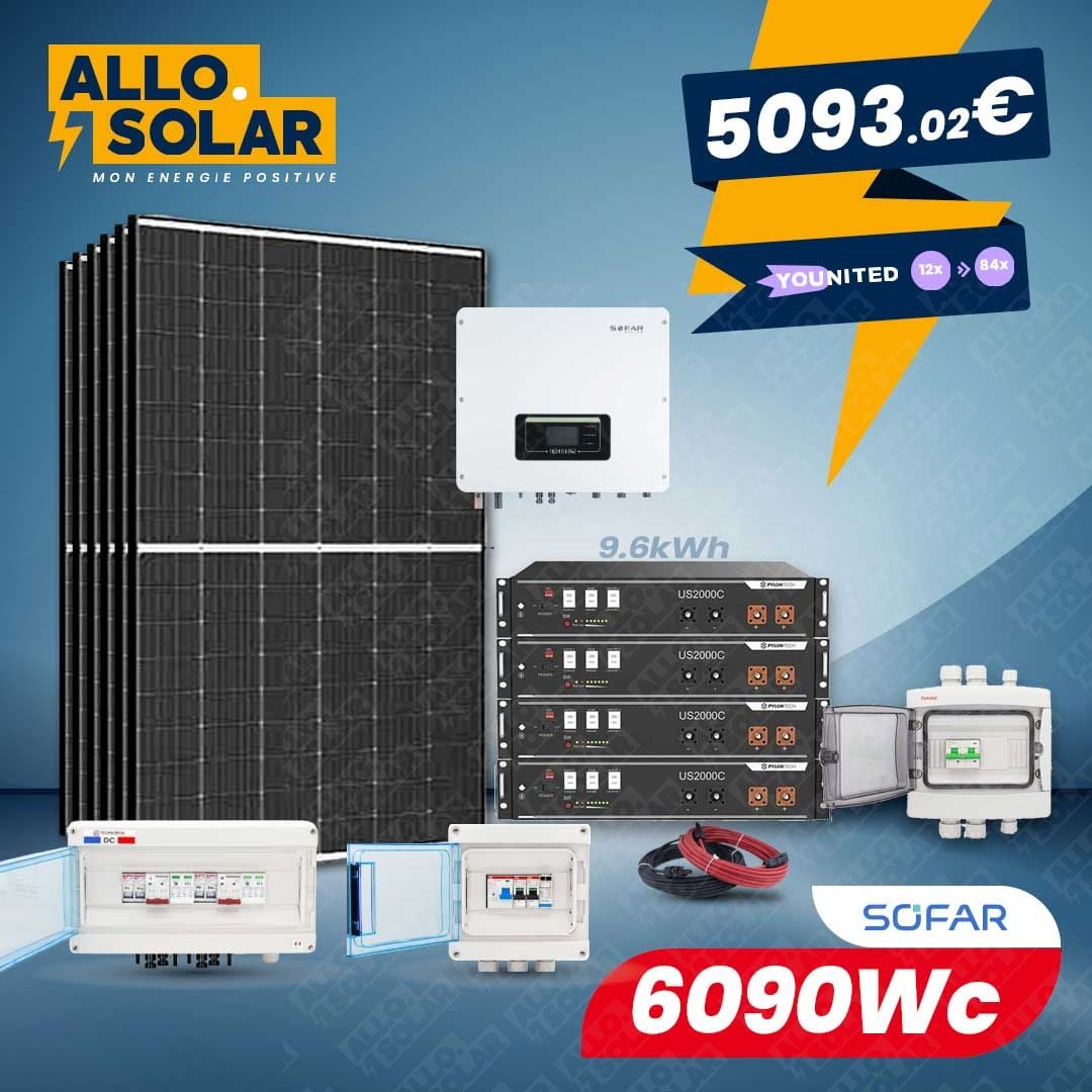 Solarics 6090Wc Eigenverbrauch Lithium-Speicher 9.6kWh - 