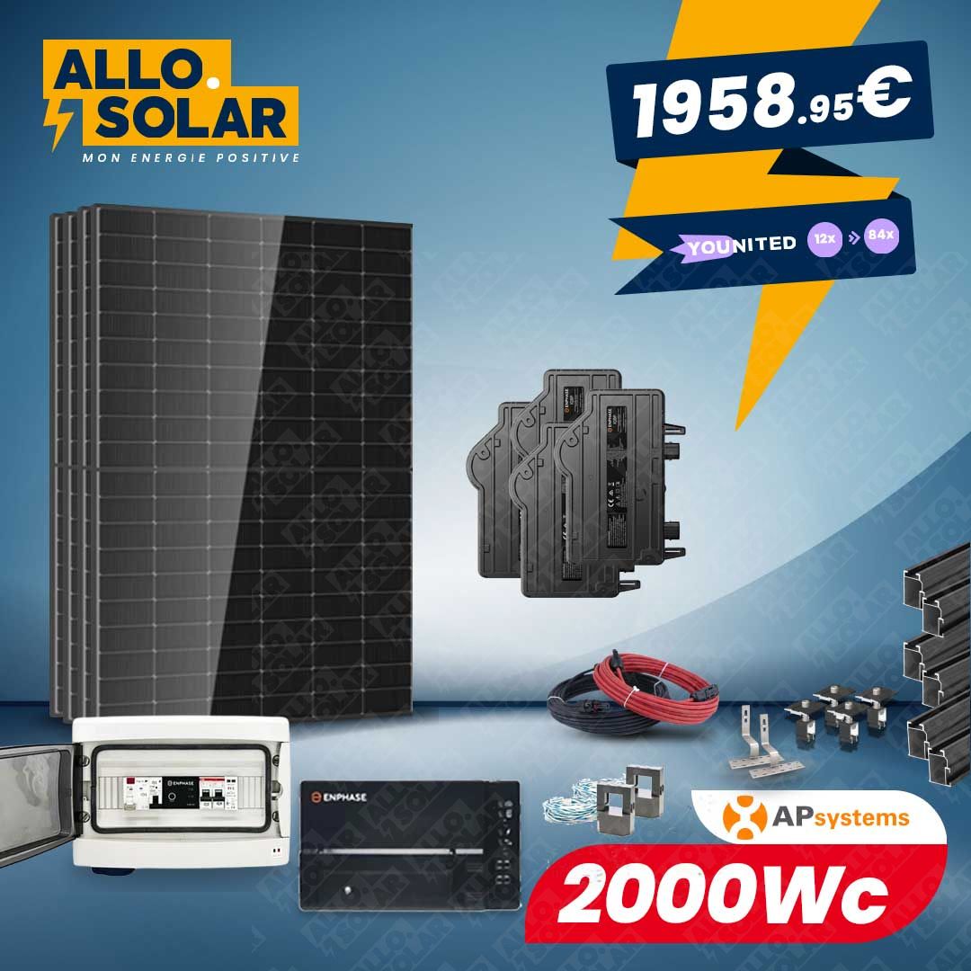 Solarics bifazial 2000Wc Eigenverbrauch - komplett - PRO -