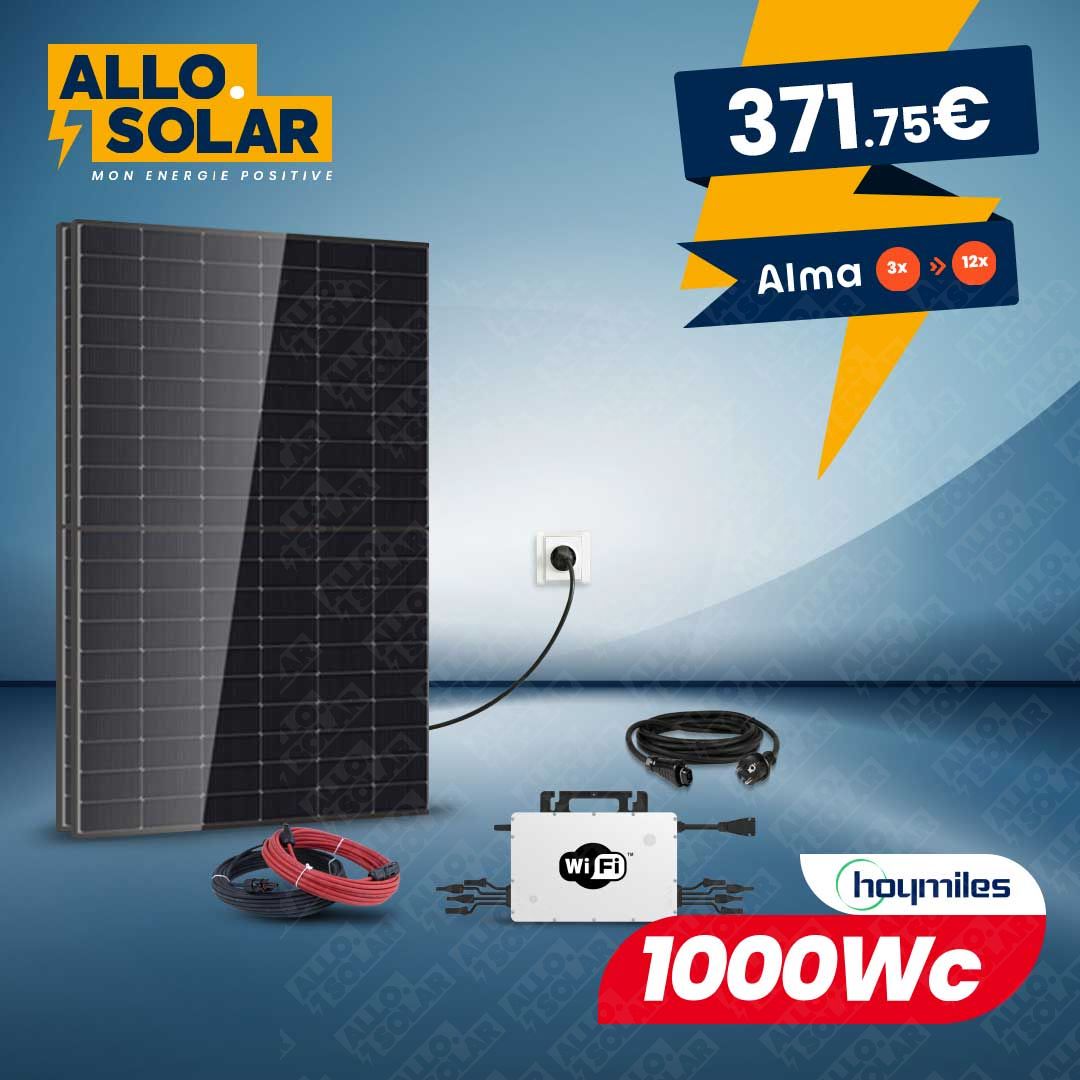 Solarics Plug and Play 1000Wc bifacial - integriertes WiFi - Hoy