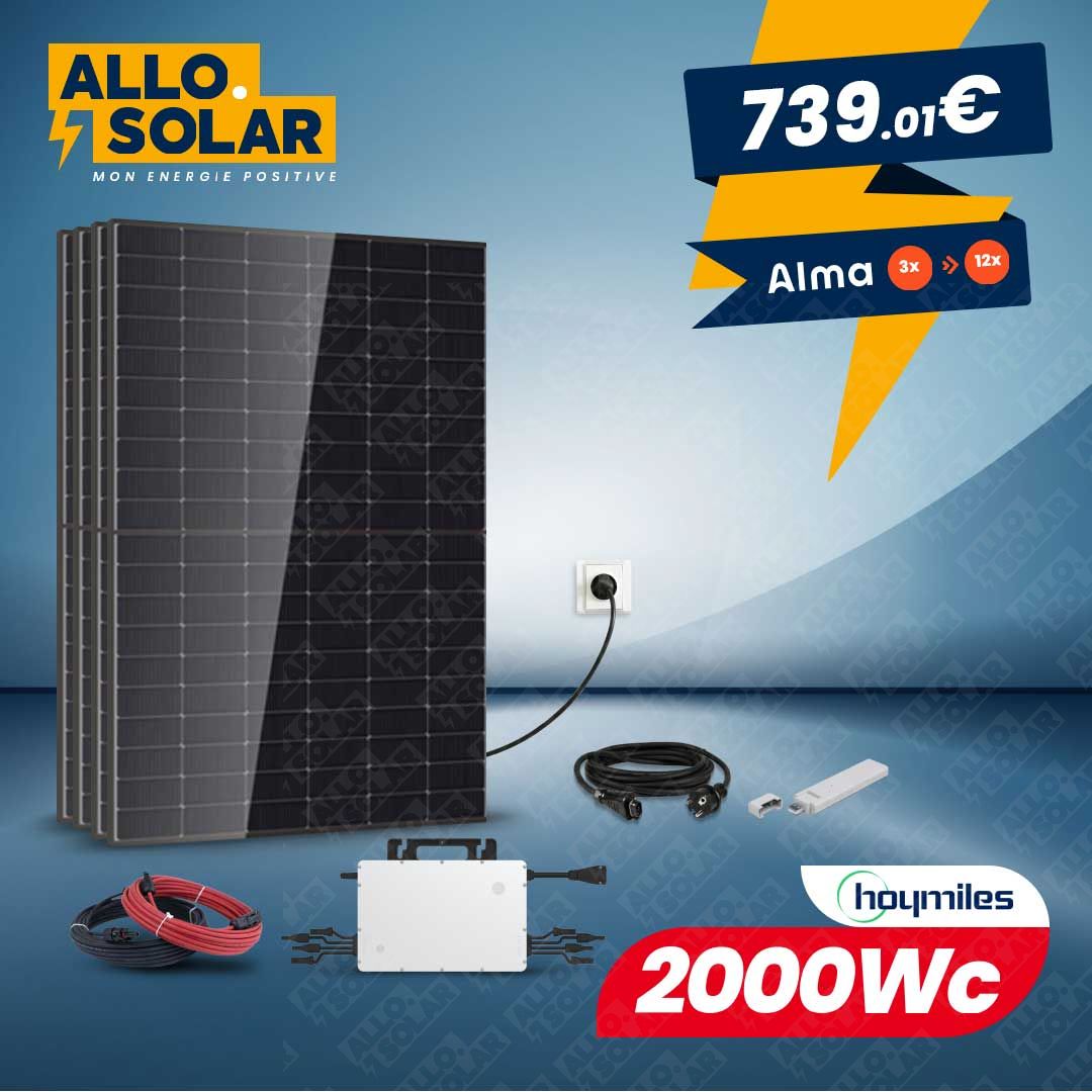 Solarics Plug and Play 2000Wc bifacial - Hoymiles