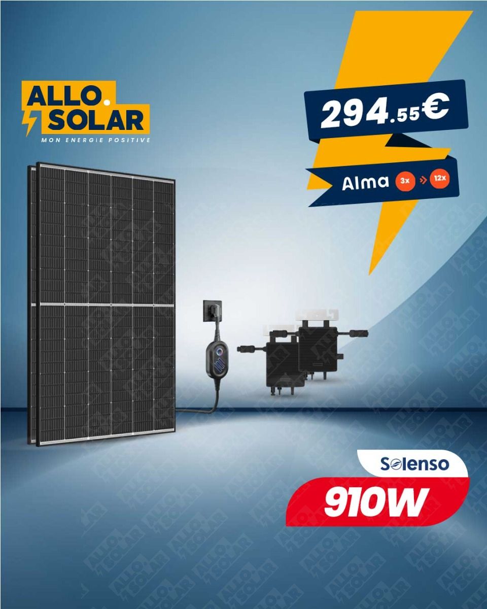 Solarics plug and play 910Wc - Prise Intelligente