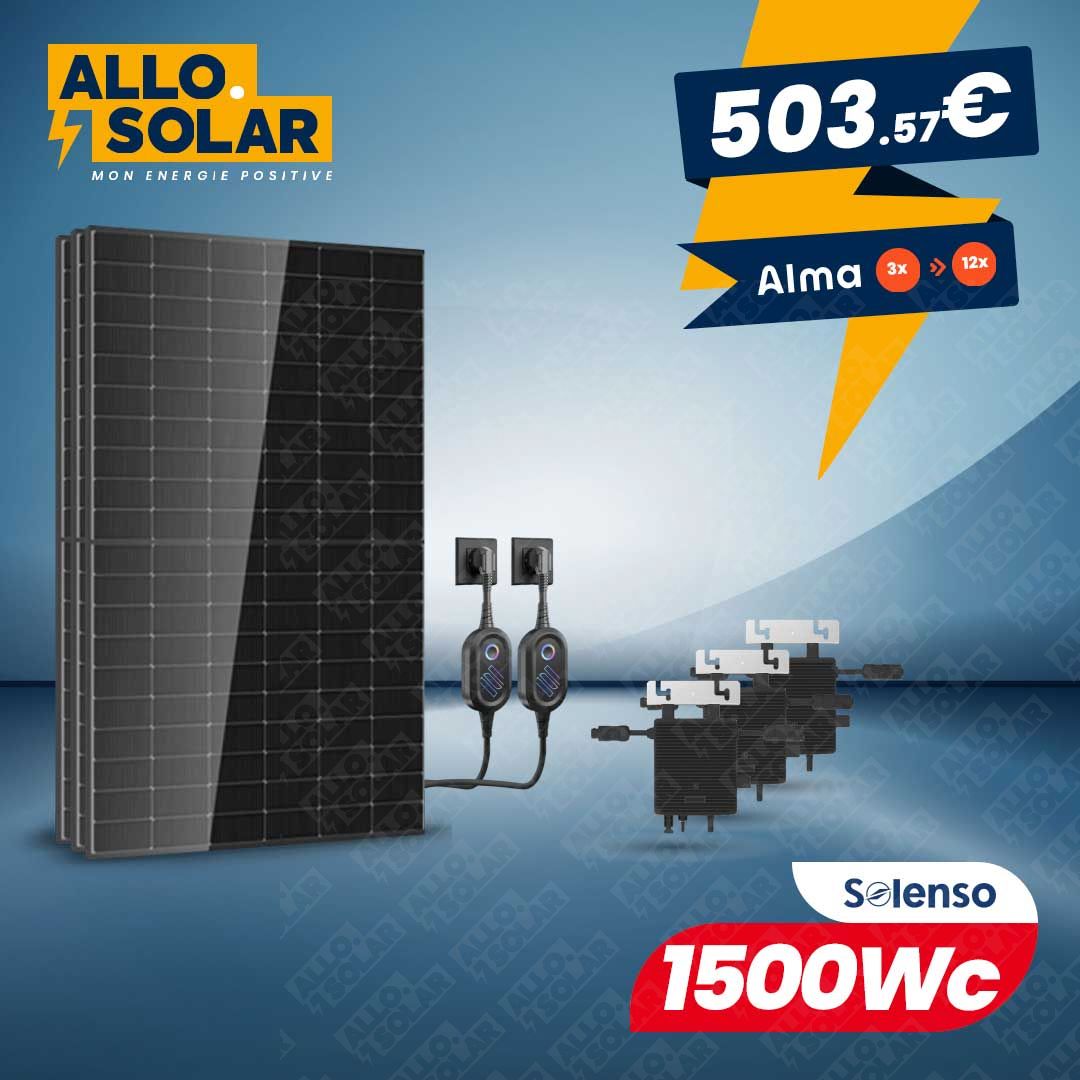 Solarics Plug and Play bifacial 1500Wc + Prises intelligent