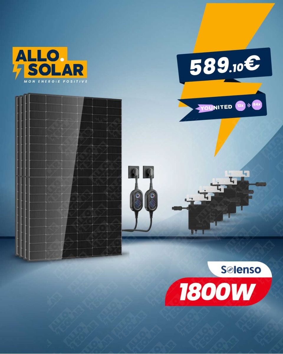 Solarics plug and play bifacial 1820Wc - Prises intelligent