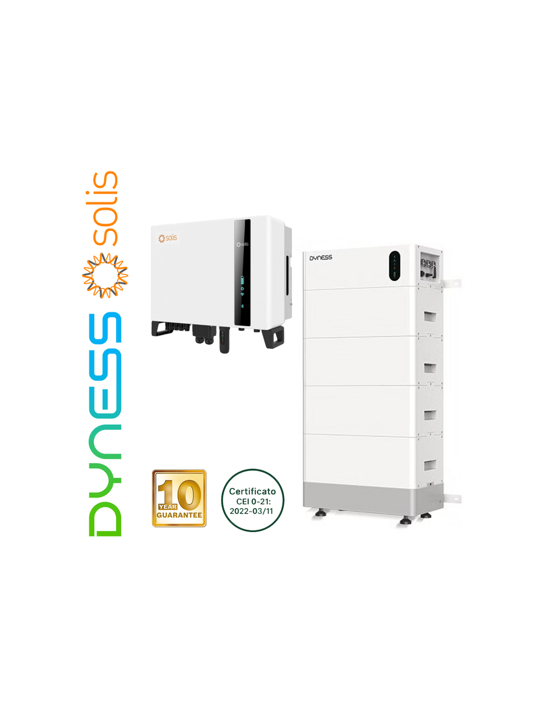 Dyness Kit Solis + 15 kWh + 10 kWp (1 x Tower Pro TP15 + 1 x S6-EH3P10K-H-EU) KIT-DYN-SOLIS-T-10-15