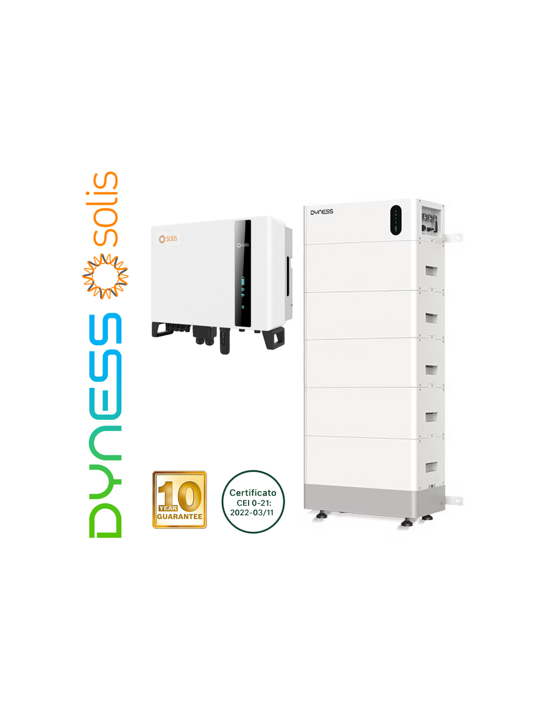 Dyness Kit Solis + 19 kWh + 6 kWp (1 x Tower Pro TP19 + 1 x S6-EH3P6K-H-EU) KIT-DYN-SOLIS-T-6-19