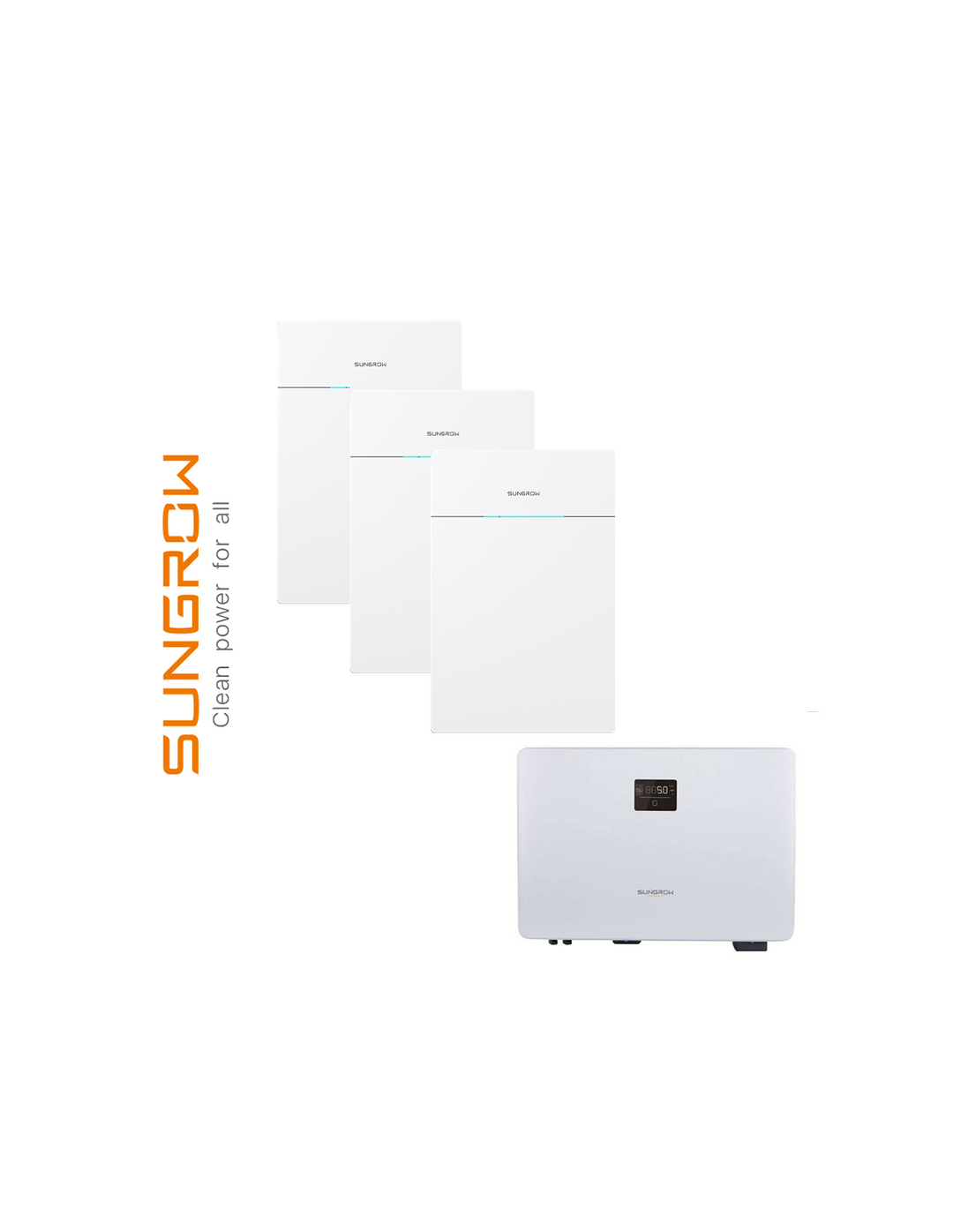 Sungrow Kit 15 kWh + 6 kWp (3 x SBS 050 + 1 x SH6.0RS-V13) KIT-SUNGROW-M-6-15