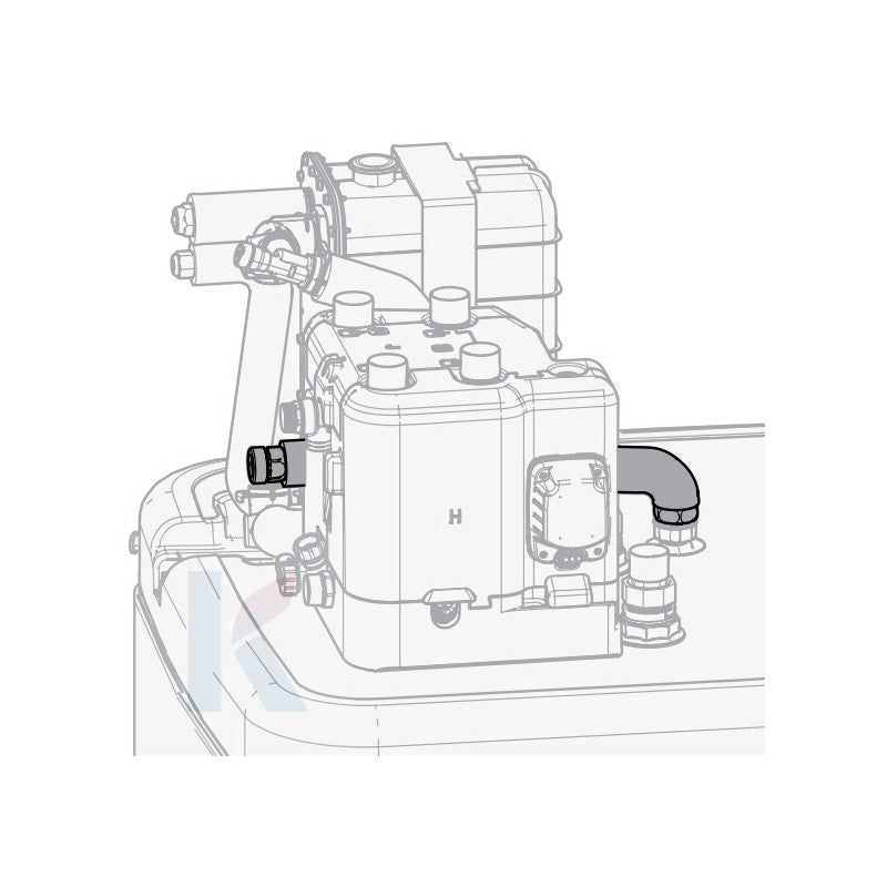 Solarics Daikin EKECDBCO2A – Set zur Vereinfachung des Rücklaufanschlusses des Solar-Drain-Back