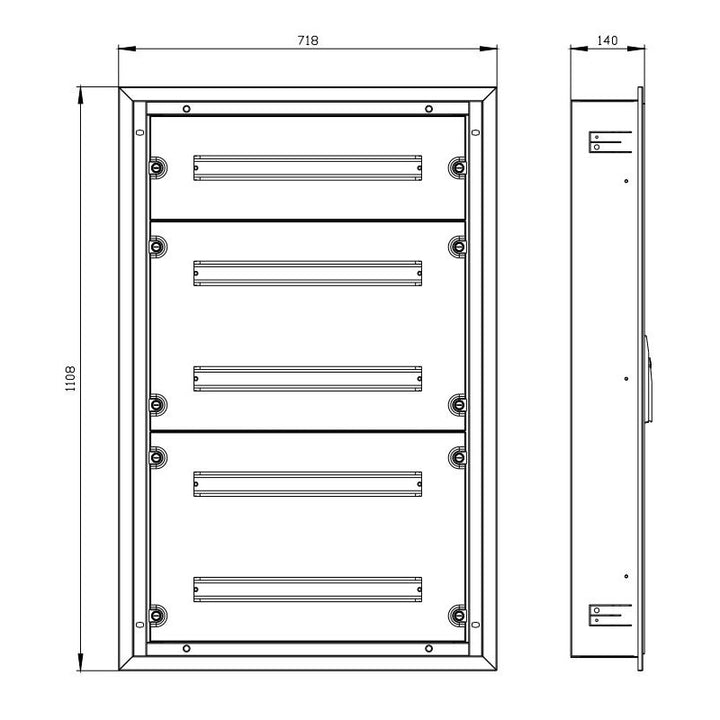 Siemens 8GK20433KM21 Installationsschrank IP43