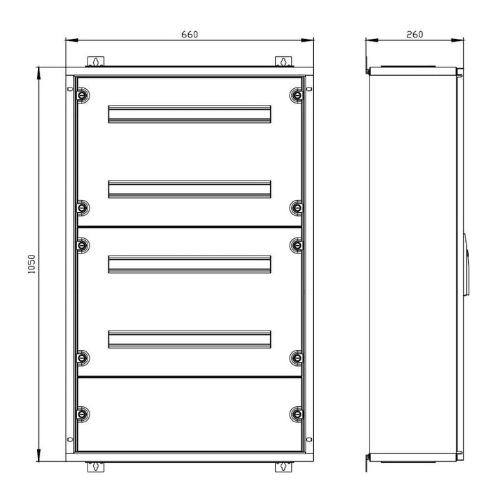 Siemens 8GK99880KL01 Schaltschrank IP55
