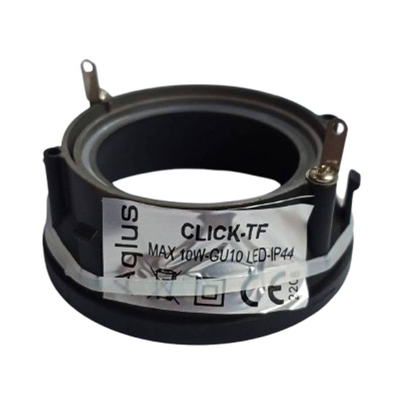 AqLus A5–001TF.06 LED-Deckeneinbaustrahler GU10 schwarz