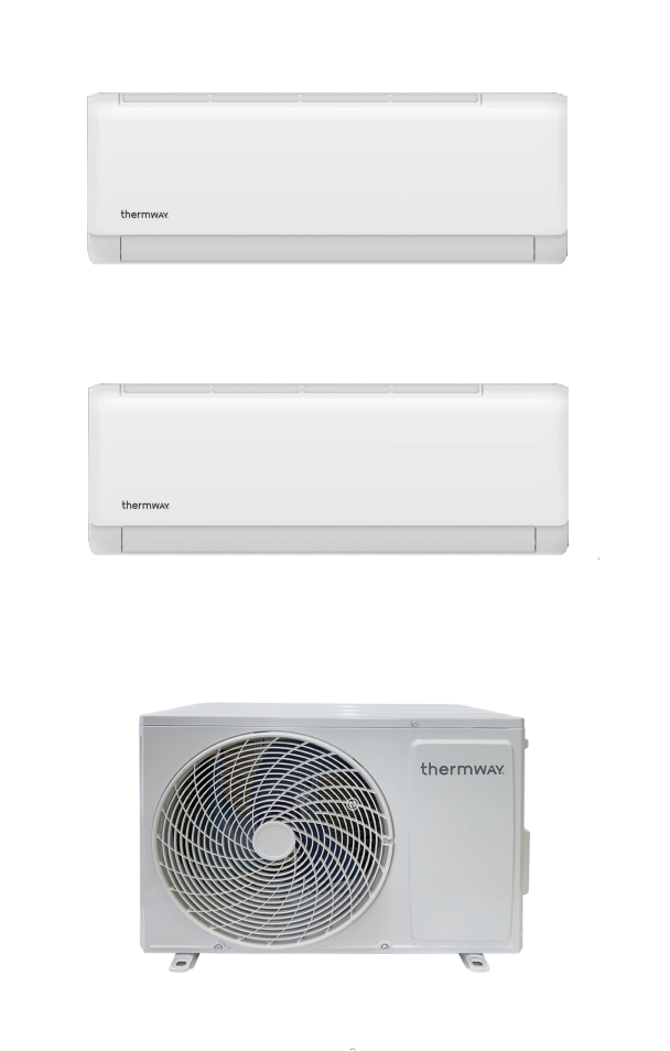 Thermway Klimaanlage Multisplit-Set (2x1) – Baumwolle – 18000 + 18000 BTU – Ext. BAUMWOLLE36