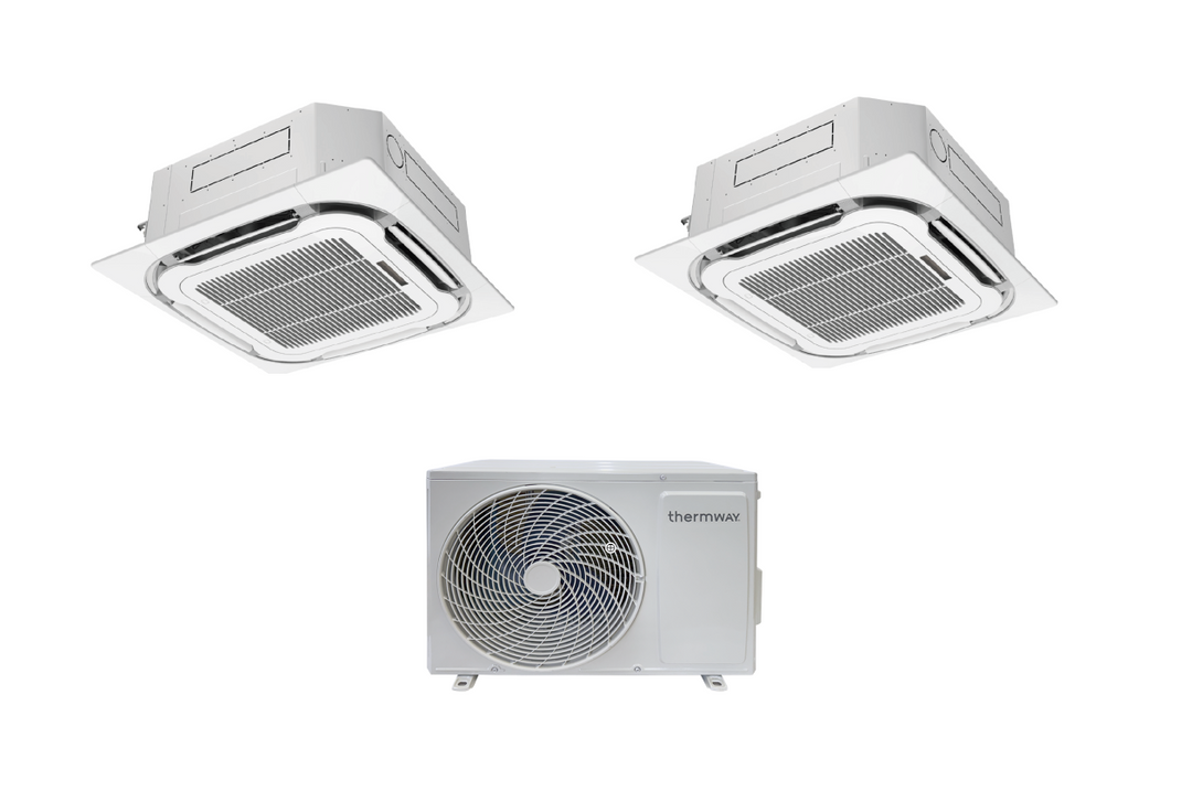 Thermway Klimaanlage Multisplit-Set (2x1) – LC-Kassette – 12000 + 18000 BTU – ext. BAUMWOLLE27