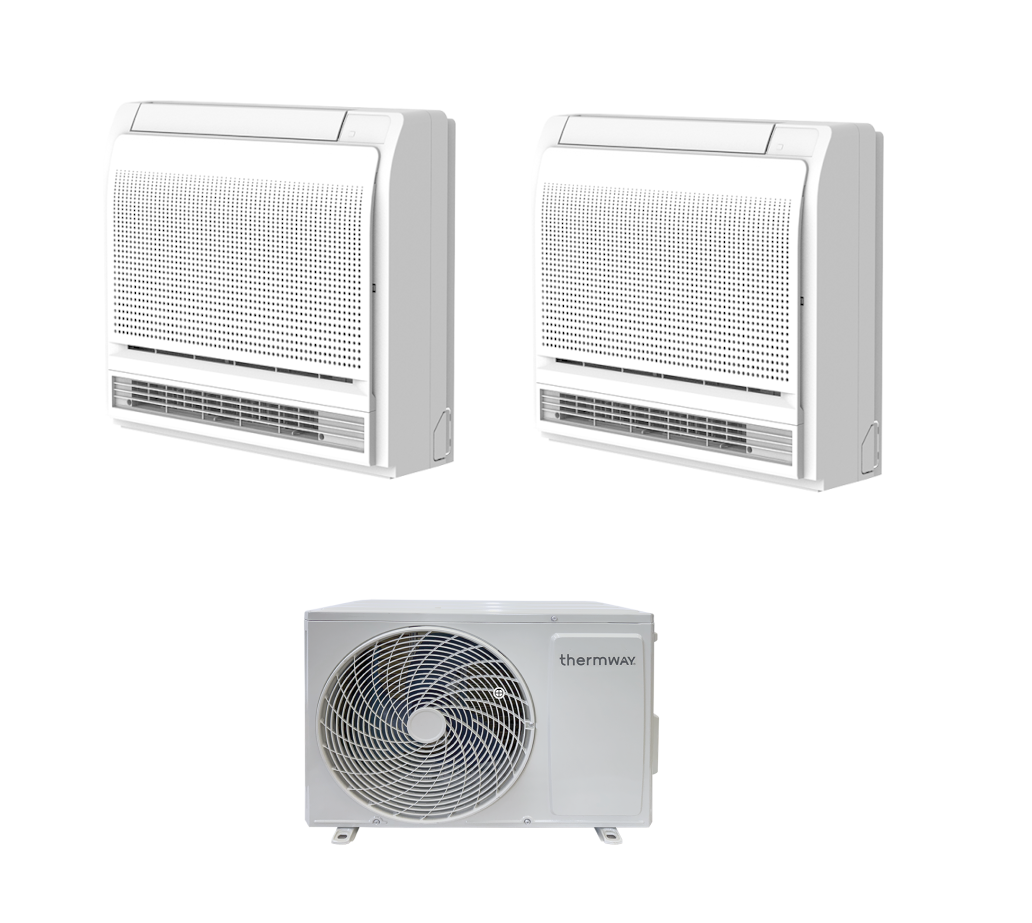 Thermway Klimaanlage Multisplit-Set (2x1) – LC-Konsole – 18000 + 18000 BTU – ext. BAUMWOLLE36