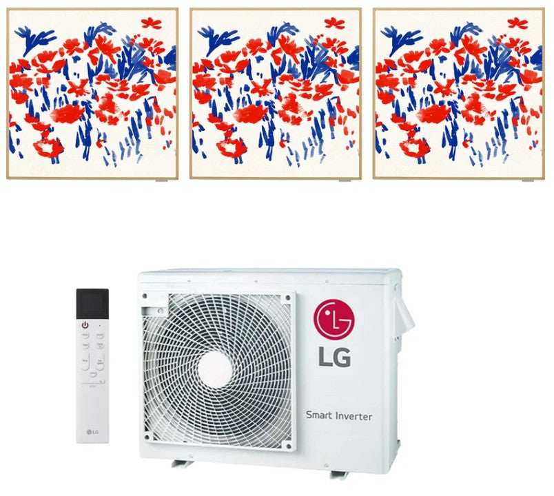 LG Klimaanlage Multisplit-Set (3x1) – ARTCOOL GALLERY SPECIAL – 9000 + 9000 + 12000 BTU – Ext. MU3R19