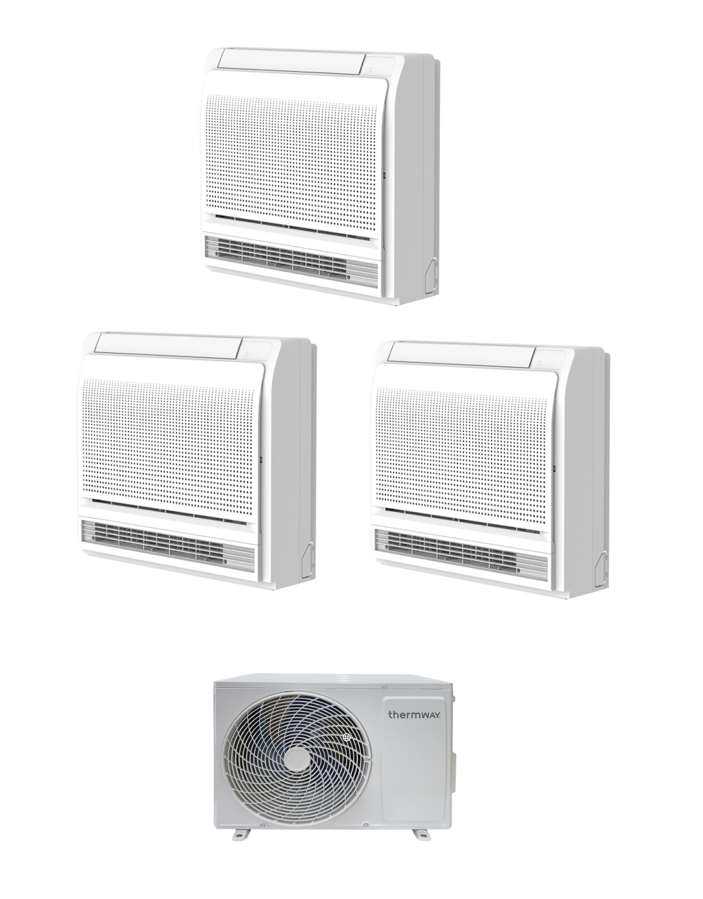Thermway Klimaanlage Multisplit-Set (3x1) – LC-Konsole – 18000 + 18000 + 18000 BTU – ext. BAUMWOLLE42