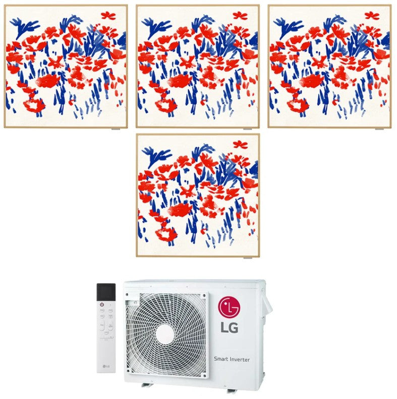 LG Klimaanlage Multisplit-Set (4x1) – ARTCOOL GALLERY SPECIAL – 9000 + 9000 + 12000 + 12000 BTU – Ext. MU5R30