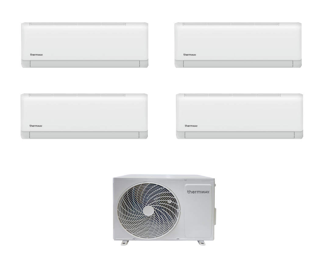 Thermway Klimaanlage Multisplit-Set (4x1) – Baumwolle – 9000 + 9000 + 9000 + 18000 BTU – Ext. BAUMWOLLE36