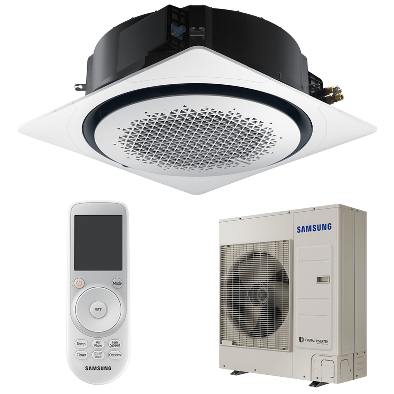 Samsung AC100RN4PKG – Monosplit-Kassettenklimaanlage 360 ​​(dreiphasig)