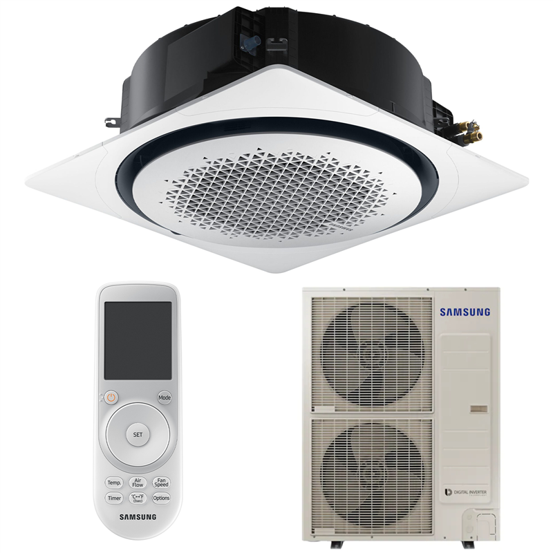 Samsung AC140RN4PKG – Monosplit-Kassettenklimaanlage 360 ​​(dreiphasig)