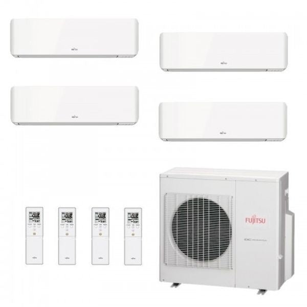 Fujitsu Klimaanlage Split-Schalttafeln Serie KM 9000+9000+12000+12000 R-32 WLAN AOYG30KBTA4