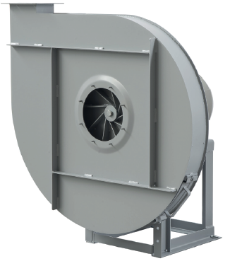 Ferrari KM 632/4 R4A – Radialventilator für pneumatische Förderung, 7,5 kW, 8500 m³/h