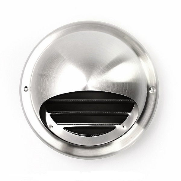 KMK 125 – Design-Lüftungsgitter aus Edelstahl, Rohr 125 mm