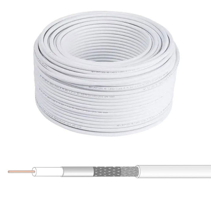 Fracarro FRA 289700 Koaxialkabel 5 mm PVC-Ummantelung Wechselrichter-Wechselrichter-Zubehör