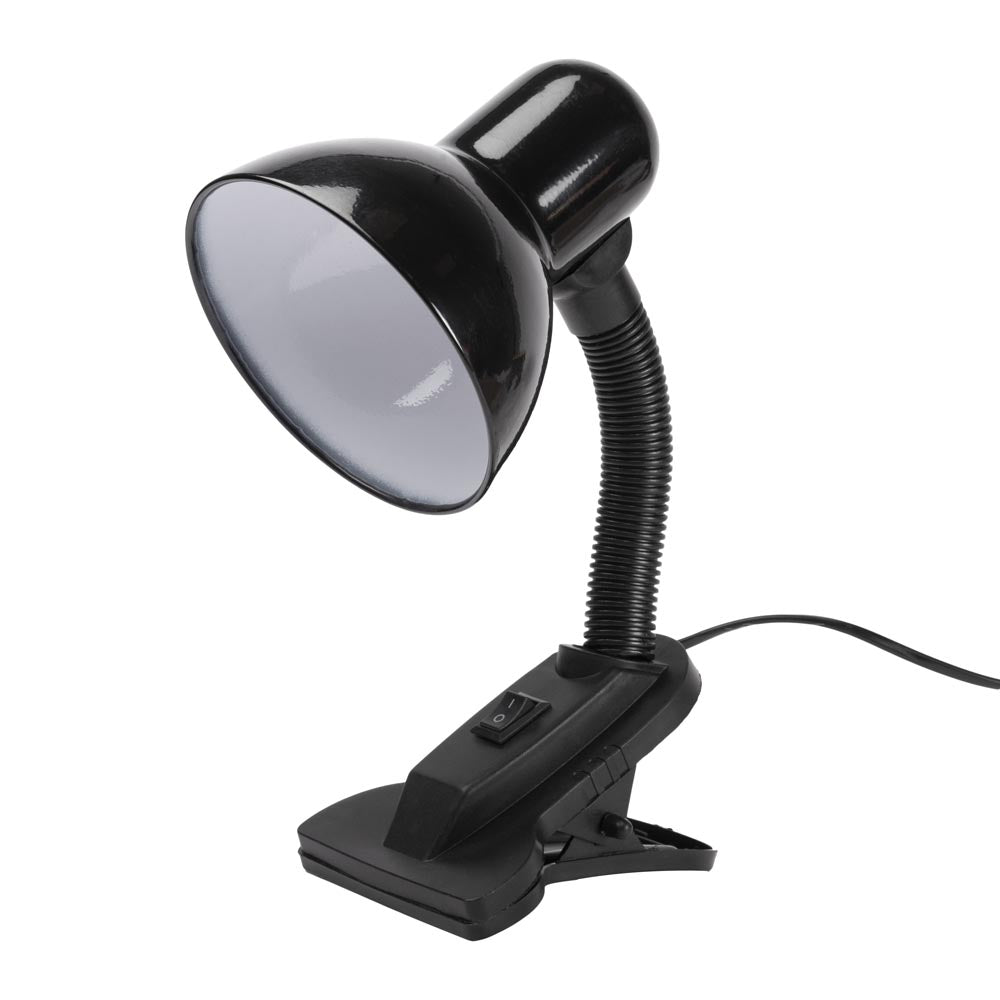 Erste Klemm-Schreibtischleuchte, E27, 60 W, schwarz