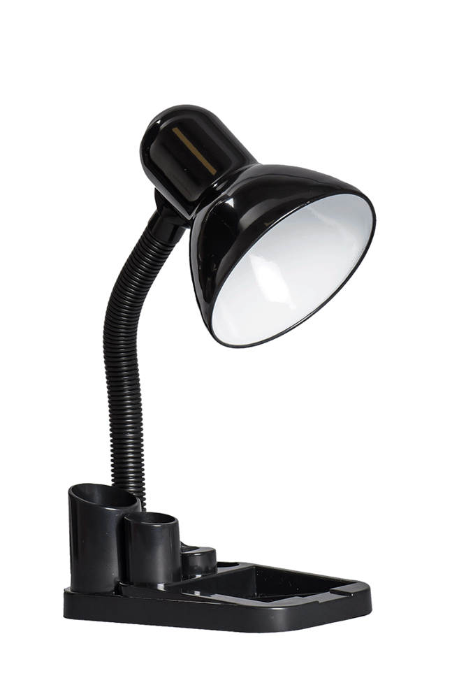 Erste Schreibtischleuchte Klara, E27, max. 40 W, schwarz