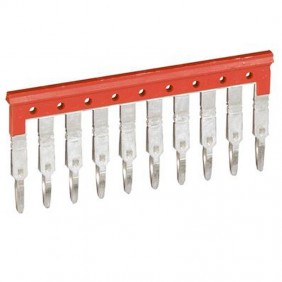 Legrand 037504 Potentialausgleichskamm für 10 Klemmen Raster 6 mm