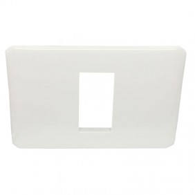 Legrand Platte Cross Serie 1 Platz weiß 680541 Abdeckplatte