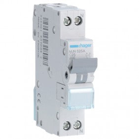 Hager MJN525A Leistungsschalter 1P+N 25 A C 4,5 kA