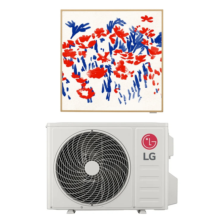 LG Monosplit-Klimagerät ARTCOOL Gallery Photo, Wandgerät, Inverter, WLAN – Außengerät 3,5 kW, Innengerät 12000 BTU A12GA1.NSE+A12GA1.U18