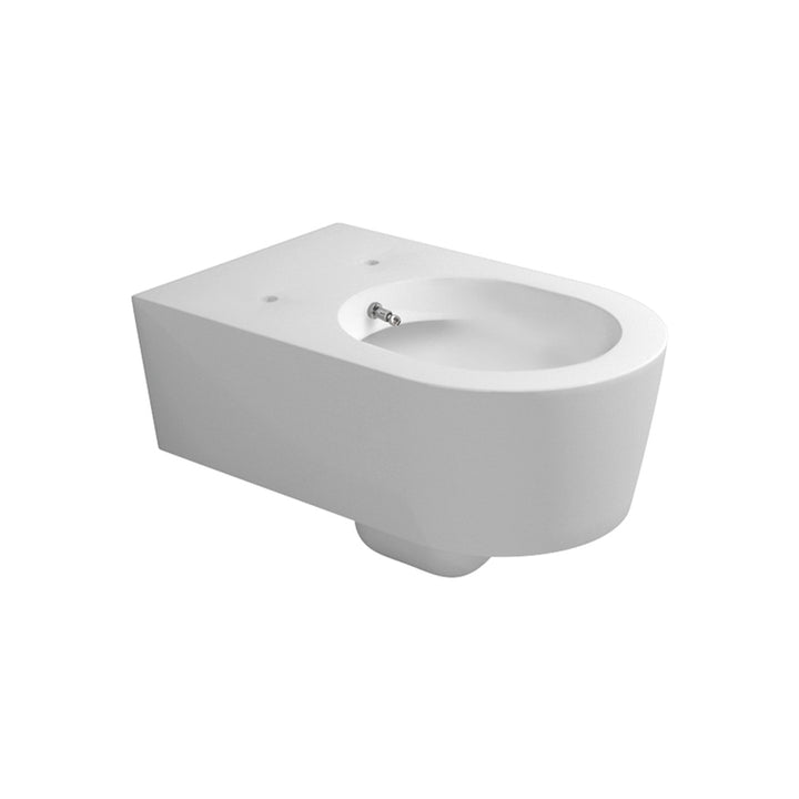 Flaminia Hängendes Becken mit goclean®-System, mit Bidetspender Chromoberfläche, ohne Sitz, Weiß, glänzende Oberfläche LINK 5051/WCGE