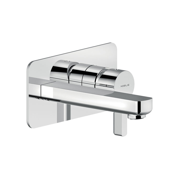 Nobili Einhebel-Wandmischer T. 17 cm, ohne Ablauf, Chrom-Finish LIRA LR116198CR
