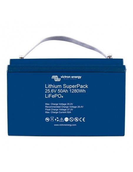 Lithium SuperPack Batterien 25,6V 50Ah Victron Energy Photovoltaik Akkumulation