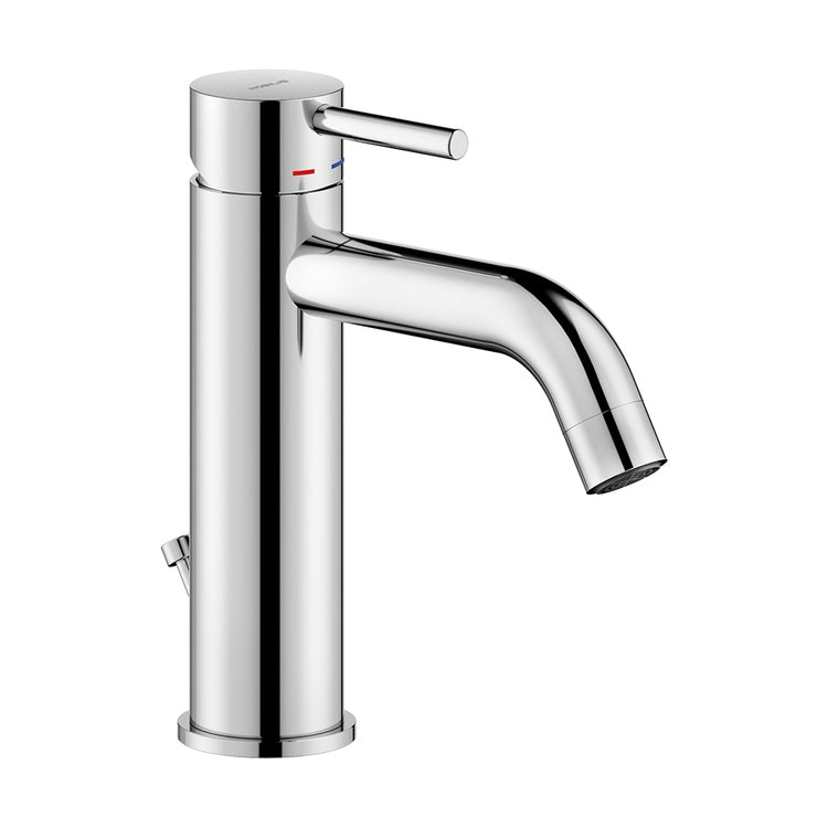 Nobili Einhandmischer H. 18 cm für Waschbecken, mit Ablauf und Snap-System, Chromoberfläche LIVE LV00118/15CR