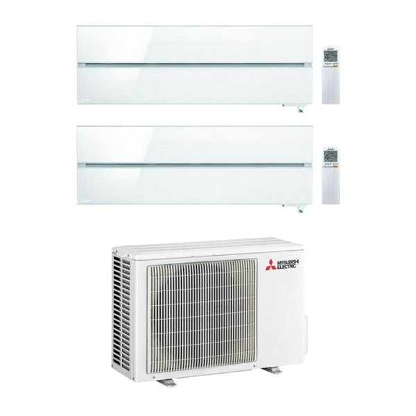 Mitsubishi Klimaanlage Kirigamine Style Serie LN Dual Split 9000+12000+MXZ-2F42VF WLAN STYLE9+12