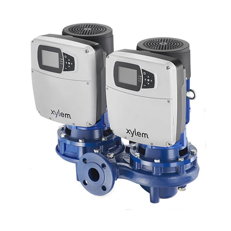 Lowara / Xylem LNTEH 40–160/40/P25VCS4/4 Zwillings-Inline-Pumpe Kreiselpumpe 4,0 kW