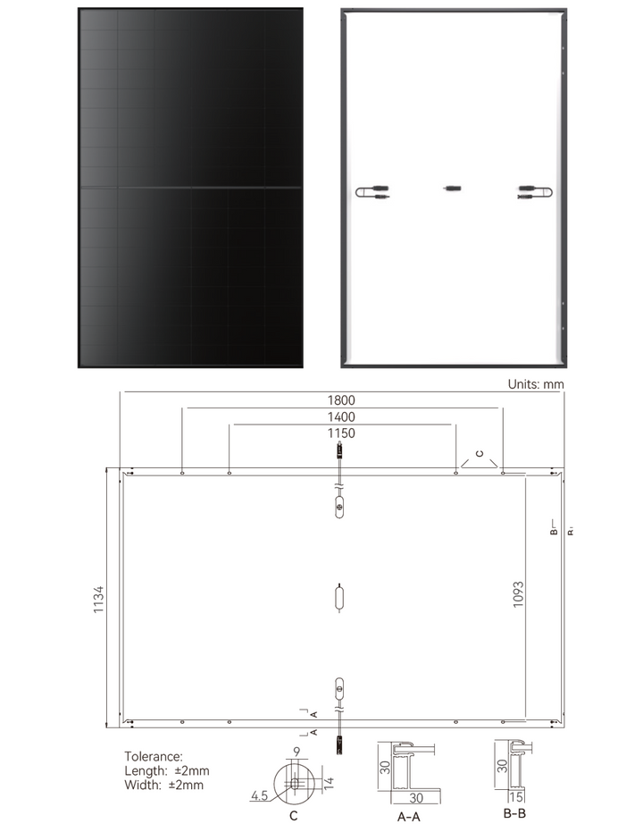 Longi Solar EcoLife AntiGlare LR7-54HVB 465M LR7-54HVB-465M