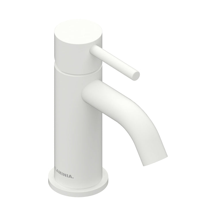 Flaminia Einhandmischer, für Bidet, ohne Ablauf, Farbe Milchweiß matt Finish LOOK LQ4070LAT