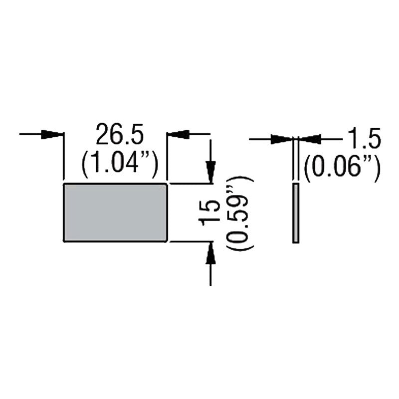 Lovato LPXAU108 Gravurschild für LPX Zubehör