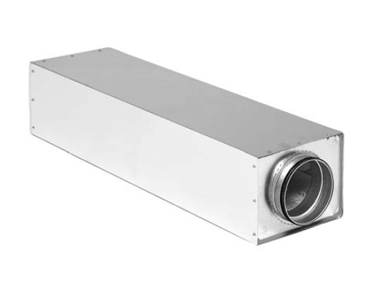 Lindab LRCA-315-1000 – Schalldämpfer, Rohr 315 mm, Länge 1000 mm