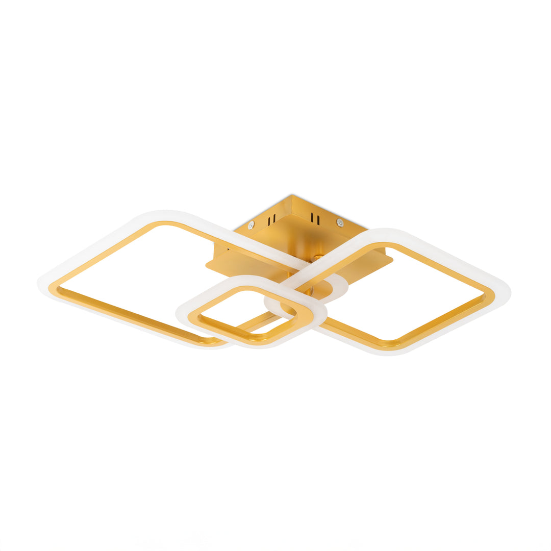 Erste LED-Deckenleuchte Row, 56 W, 62 cm, mit Fernbedienung
